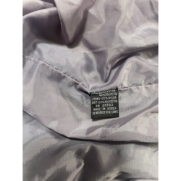 Vintage 80s Members Only Jacket Made in Korea Size 36 Light Blue Racer Bomber - Picture 8 of 13